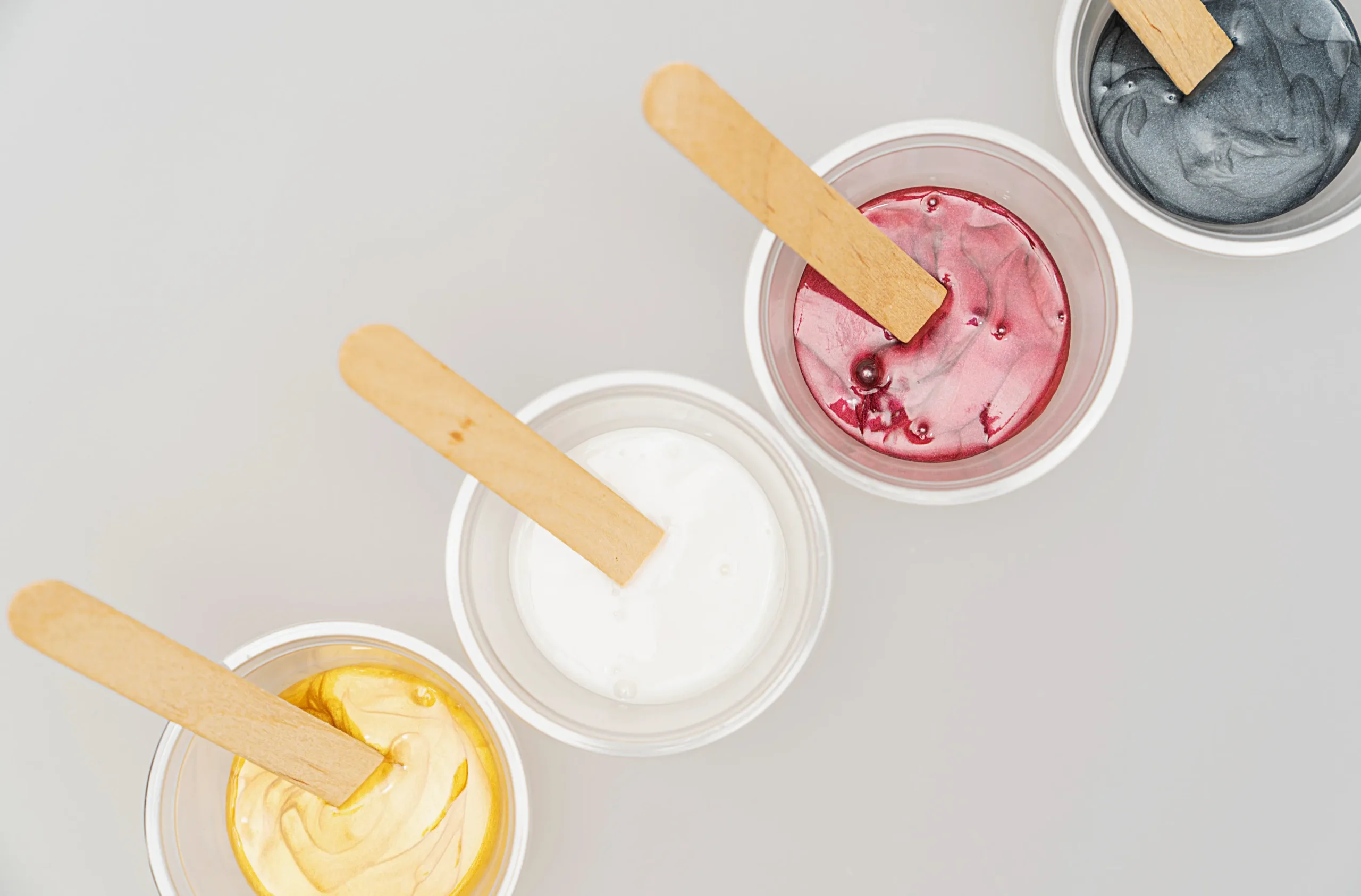Wax warmer and sticks for DIY waxing